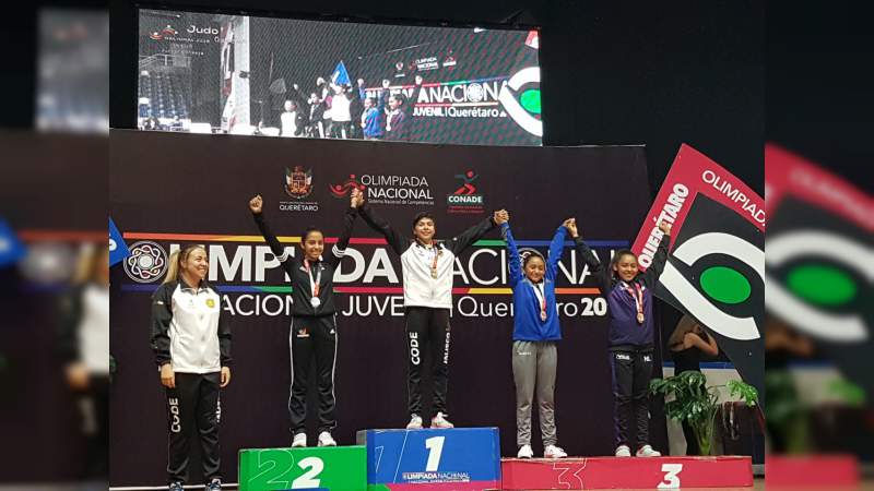 Yunuén Vázquez, michocana que obtuvo el subcampeonato nacional de judo - Foto 1 