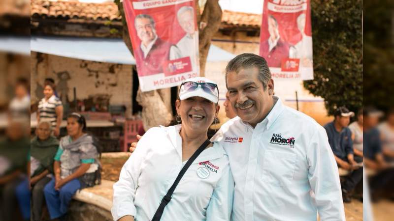 Las encuestas confirman que AMLO será el Presidente de México y nosotros ganaremos en Morelia: Morón 