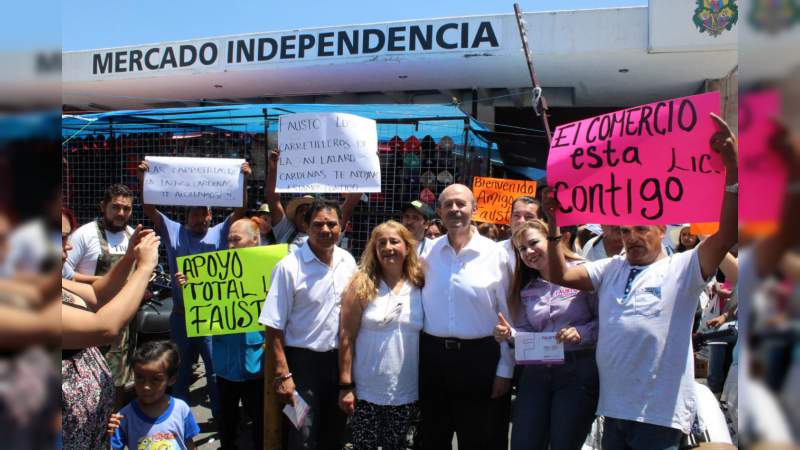 Seguridad y reordenamiento del ambulantaje, demandas de locatarios del Mercado Independencia ante Fausto Vallejo Figueroa - Foto 0 