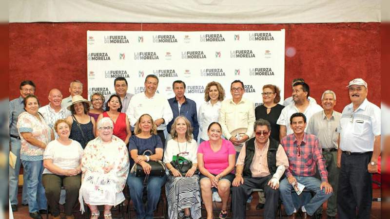 Personas mayores y jubilados fuerza de Morelia: Wilfrido Lázaro 