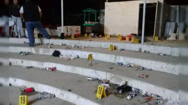 Balacera en palenque en Nahuatzen deja tres muertos 