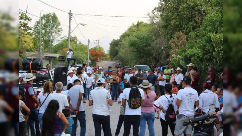 Celebran vecinos de la Colonia Allende de Antúnez, candidatura de Huriel Bautista a la alcaldía - Foto 0 