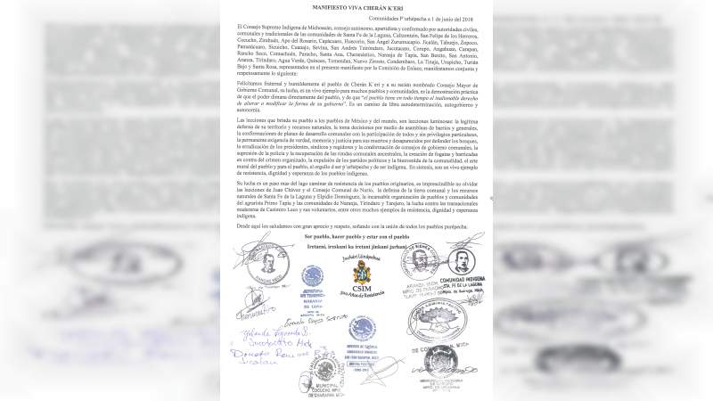 Manifiesto viva  CHERÁN K´ERI - Foto 1 