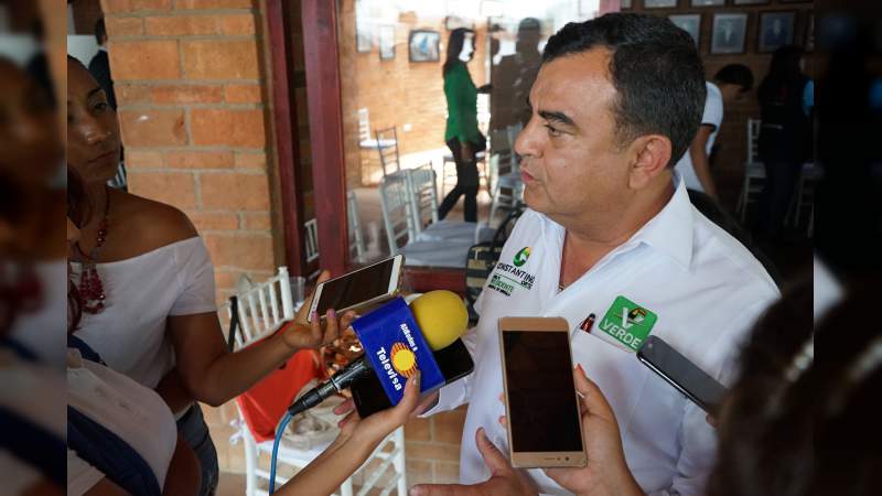 Anunció Constantino Ortiz 2 líneas de combate  a la inseguridad: creación de empleos y coordinación policial 