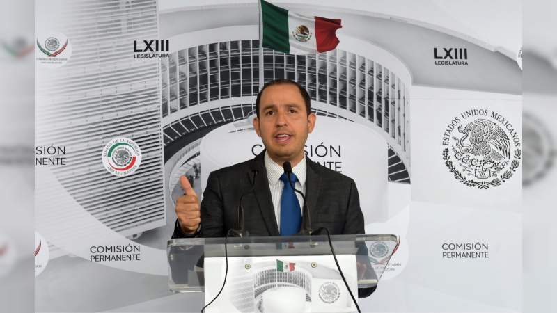 Proyecto de Ricardo Anaya nos permitirá vivir tranquilos en paz: Marko Cortés  