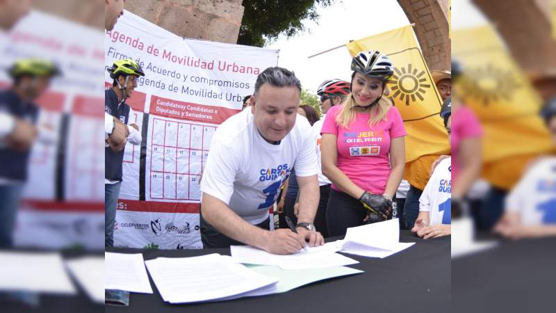 Morelia será referente de movilidad urbana sustentable: Carlos Quintana  - Foto 2 