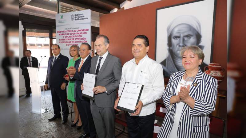 Reconoce CEAV a Michoacán por avances en materia de atención a víctimas  - Foto 0 