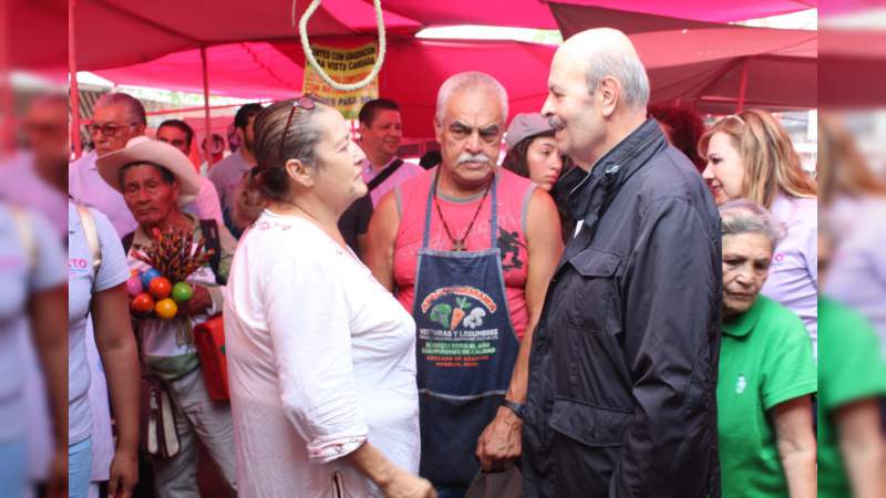 Por su experiencia y resultados, Fausto Vallejo Figueroa triunfará el 1 de julio: Oferentes del Tianguis Vicente Guerrero 