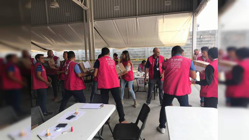 Más de 10.8 millones de boletas electorales arribaron a Michoacán - Foto 0 