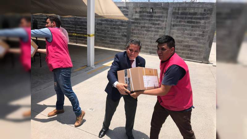 Más de 10.8 millones de boletas electorales arribaron a Michoacán - Foto 1 