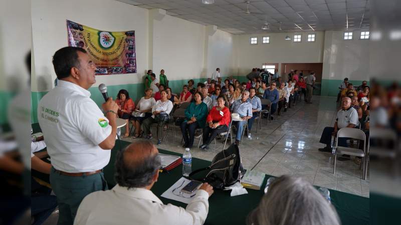 Constantino: El Adulto Mayor dará el empuje a Morelia,  mediante un programa de inclusión al desarrollo 