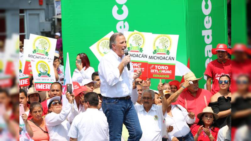 En Zamora, José Antonio Meade pide apoyo para ganar la elección presidencial que transformará al país - Foto 1 