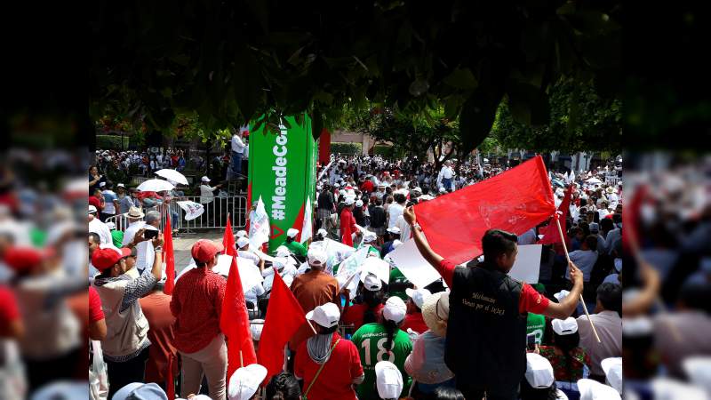 En Michoacán, la fuerza de Antorcha está con Meade 