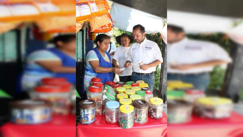 Habitantes del distrito X de Morelia apoyan propuestas de FVM 