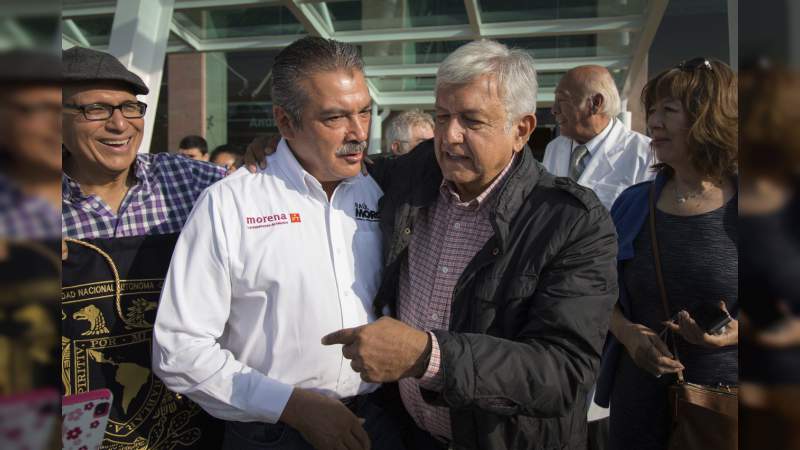 AMLO y Raúl Morón detallan proyectos para impulsar la transformación de Morelia - Foto 0 