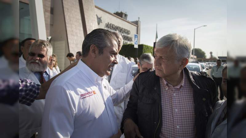 AMLO y Raúl Morón detallan proyectos para impulsar la transformación de Morelia - Foto 1 