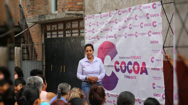 Serán los Consejos Ciudadanos quienes decidan las prioridades de mi trabajo como Diputada Federal: Cocoa Calderón. 