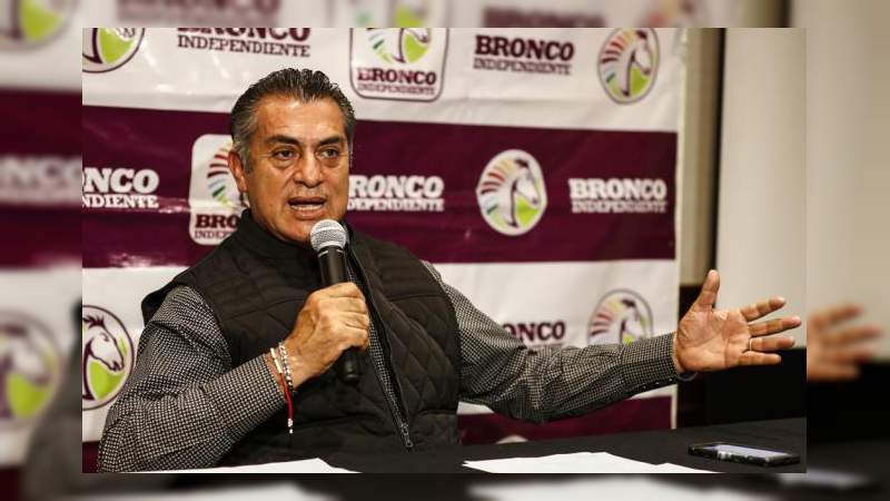 El Bronco pide acabar con la violencia 