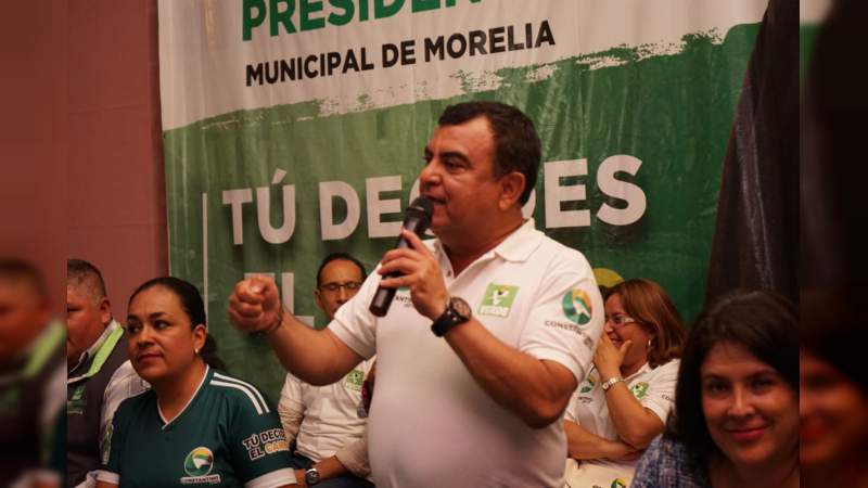 Lista y al 100% la estructura de representación en casillas, el PVEM es el primero: Constantino Ortiz 