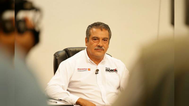 Los morelianos ya decidieron, quieren una transformación social de fondo y por eso nos respaldan: Raúl Morón 