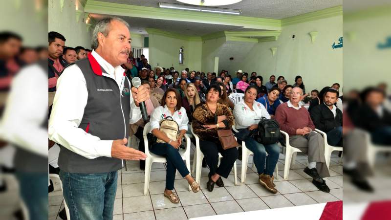 Reconoce Víctor Silva el trabajo de la estructura electoral del PRI en Zacapu   - Foto 0 