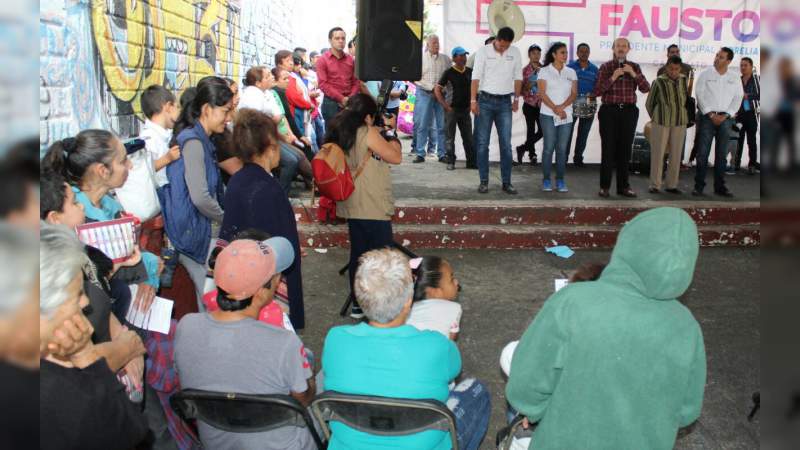 Fausto Vallejo Figueroa, el único candidato con la camiseta tatuada de Morelia: vecinos de La Obrera 