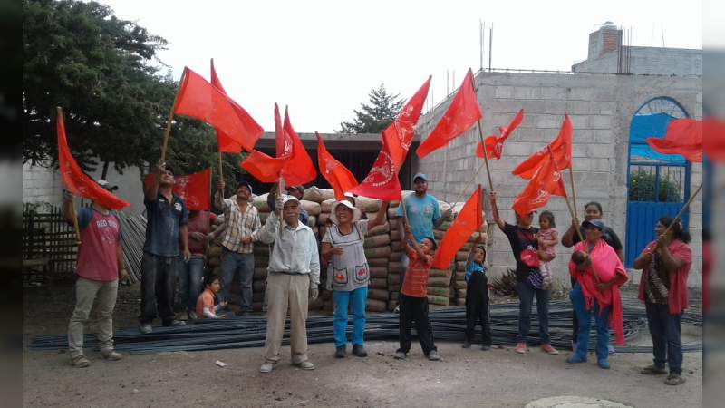 Cada vez son más las familias beneficiadas por el Movimiento Antorchista 