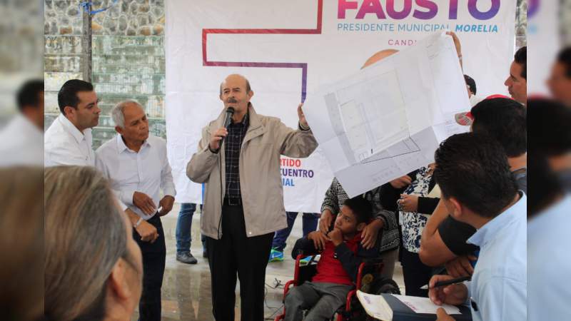 Obras de impacto social, compromiso de Fausto Vallejo Figueroa con los morelianos - Foto 0 