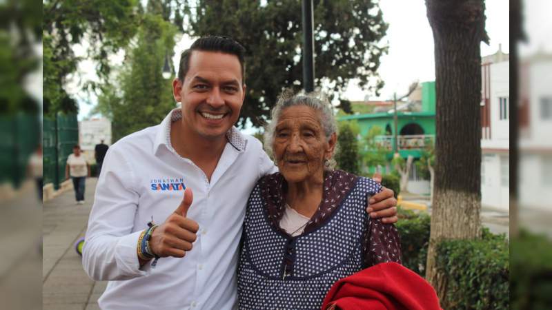 Lleva Jonathan Sanata sus propuestas a la zona poniente de Morelia - Foto 1 