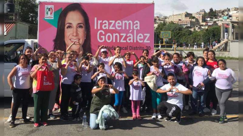 Numeralia de la campaña de Irazema González, candidata a Diputada Local por el Distrito 30 Naucalpan 