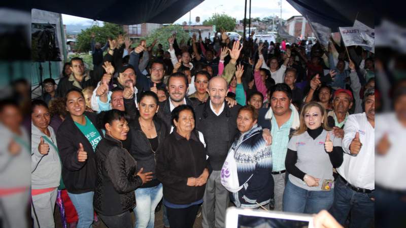 Obras viales e hidráulicas para Ciudad Jardín y El Parián, compromiso de Fausto Vallejo Figueroa 