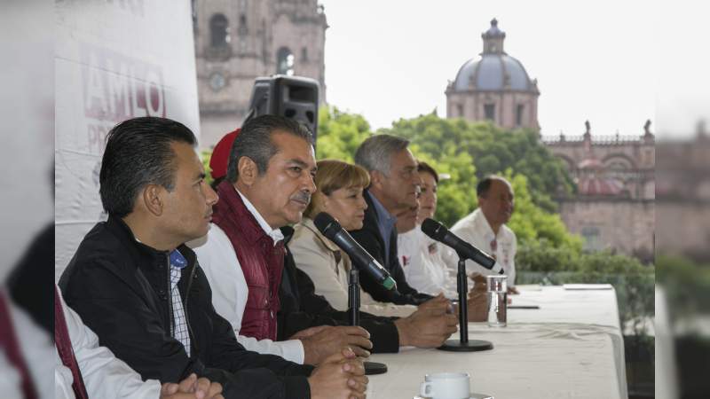 En Morelia estamos listos para la gran fiesta que será el cierre estatal de campaña de AMLO, remarca Raúl Morón - Foto 0 