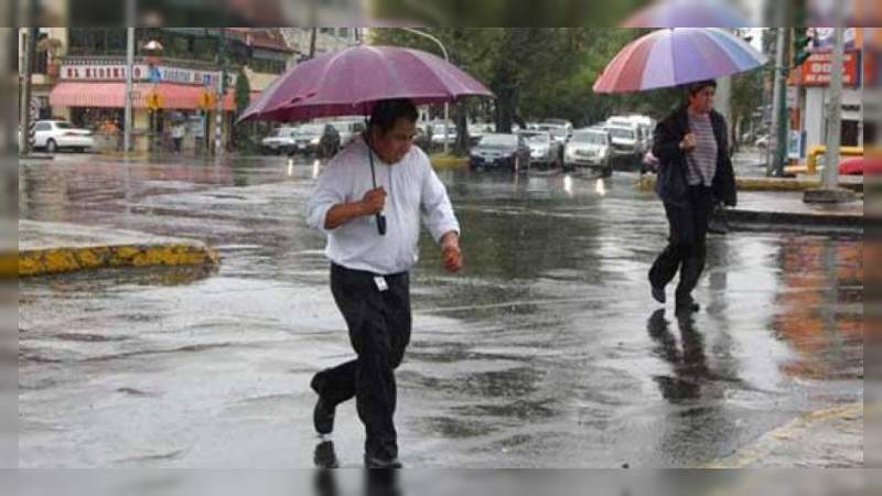 Continúa pronóstico de lluvias en gran parte del país 