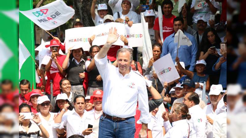 El próximo lunes, cierre de campaña de Pepe Meade en Michoacán 
