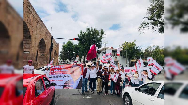 Sin intermediarios, Cristina Portillo Ayala busca y recibe apoyo de los  ciudadanos de Morelia 