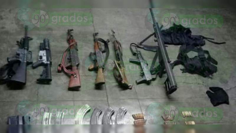 Detienen a comando armado en Ario, Michoacán; les aseguran armas y coches robados - Foto 0 