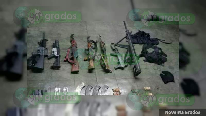 Detienen a siete de célula delictiva en La Huacana, Michoacán - Foto 1 