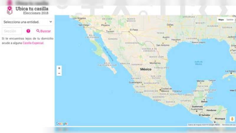 El INE y Google te ayudan a ubicar tu casilla electoral 