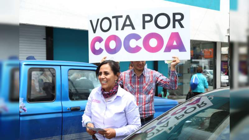 Seré una Diputada Federal que regrese el poder a la gente: Cocoa Calderón 