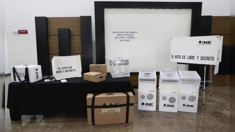 A partir del lunes empezará entrega de material electoral a funcionarios de casilla 