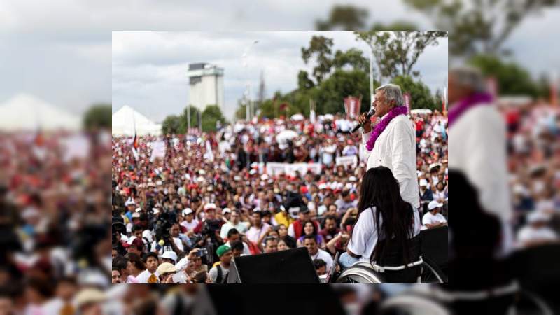 Este domingo, López Obrador cerrará campaña en cuatro entidades 
