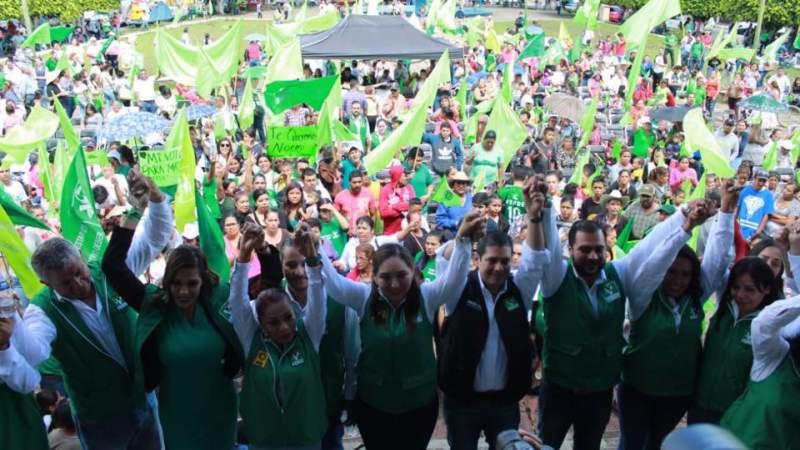 Nuestra estructura electoral se mantiene firme y el Partido Verde será ganador: Ernesto Núñez 