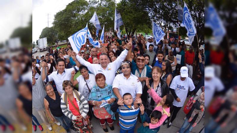 Colonos del Realito refrendan su apoyo a Carlos Quintana  