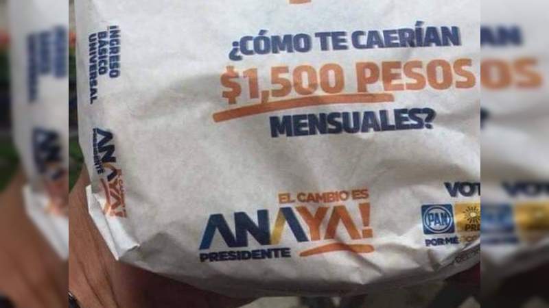 Ordenan al PAN suspender distribución de papel para tortillas con propaganda 