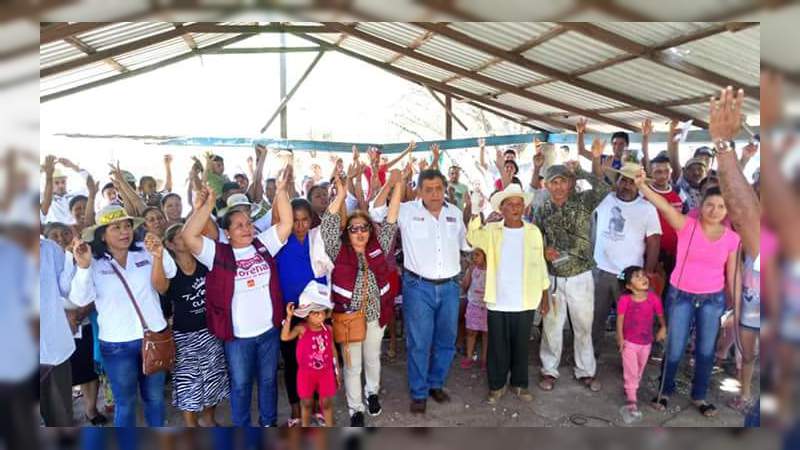 Votar por Morena y PT garantía del cambio verdadero: José Luis Cruz Lucatero. 