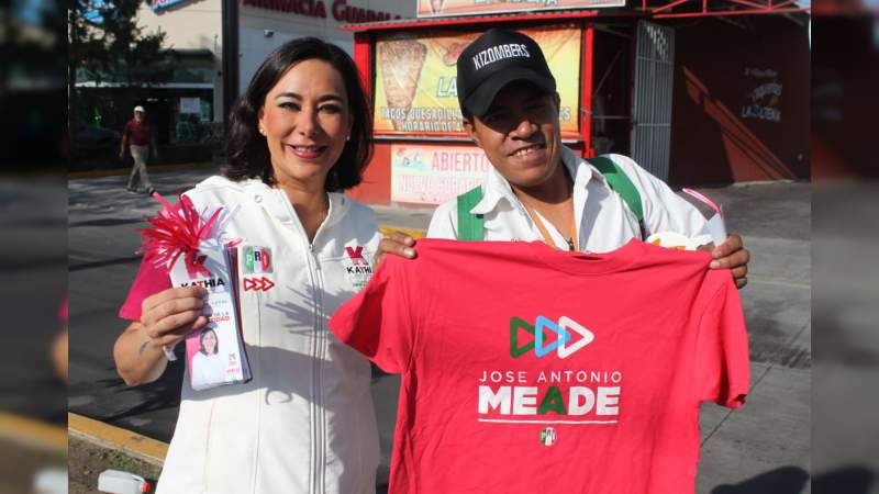 Por sus propuestas y experiencias, Morelianos se inclinan a favor de Meade: Kathia Ortiz    