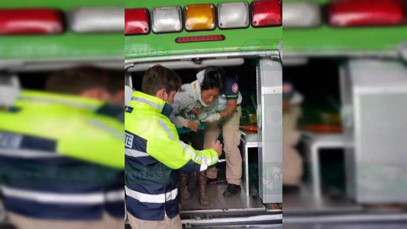 Tres heridos en volcadura en Zamora, Michoacán - Foto 3 