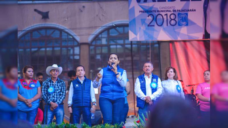 Alma Mireya González será incansable en la defensa de los michoacanos desde el Senado, asegura 