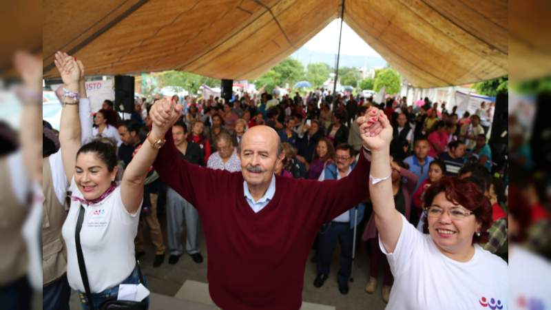 Cierra campaña distrital Fausto Vallejo Figueroa, el proyecto es Morelia 