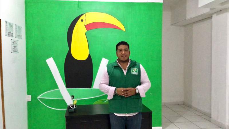 "No vamos a declinar por nadie", dice Guillermo Hernández, candidato a diputado local 